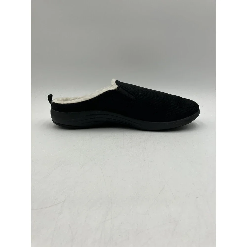 NEW Waco Dundee Corduroy Men's Slippers Black US Size 8 MEDIUM